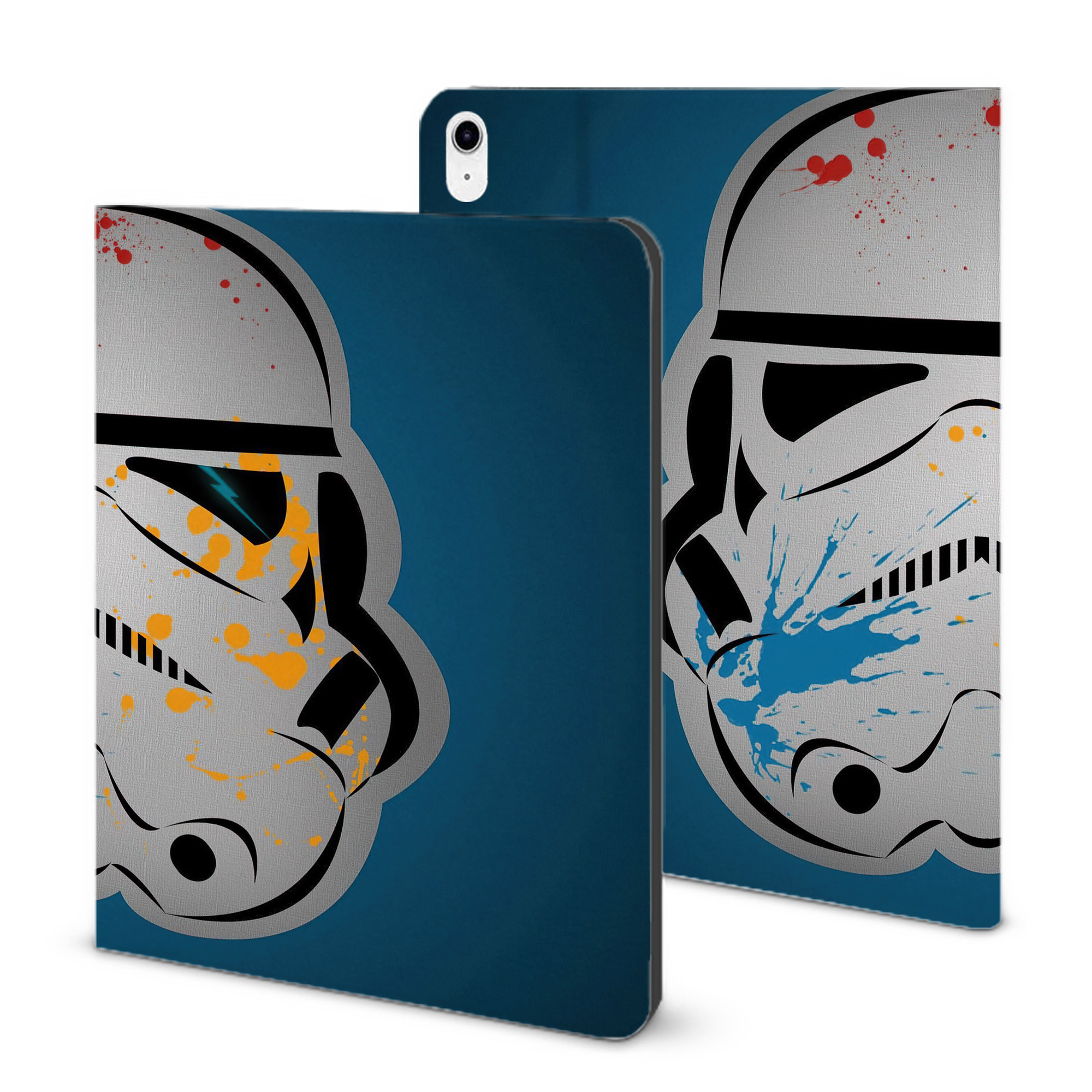 （画像用） スター・ウォーズ Star Wars IPad ケース ブック型 PUレザー TPU 耐衝撃 軽量 薄型 ペン収納なし 全面保護 IPad 各モデル対応